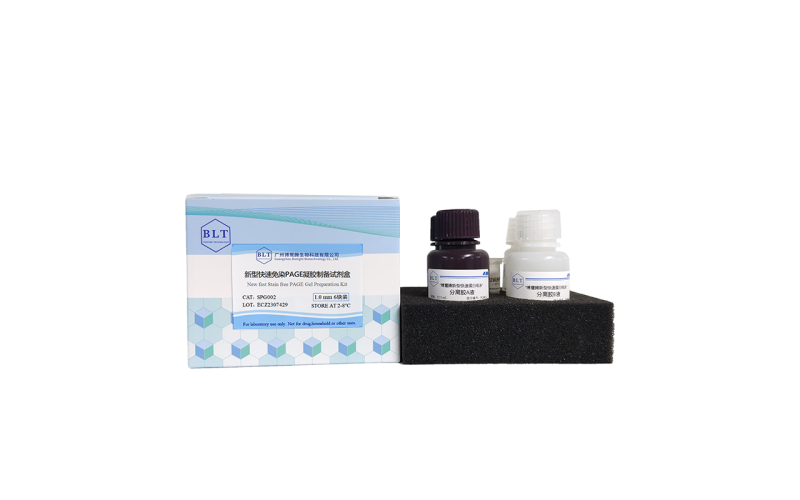 新型快速免染PAGE凝膠制備試劑盒（搭配儀器）